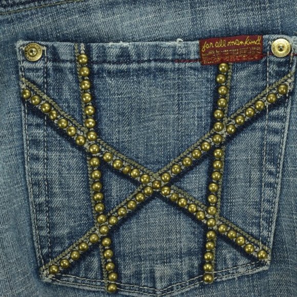 Seven 7 for All Mankind Jeans for Womens 27Wx33L - Picture 2 of 8